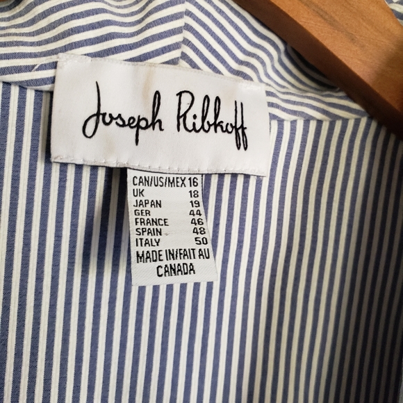 Joseph Ribkoff Light weight stripe jacket size 16 - Picture 3 of 6
